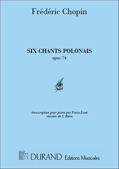 6 Chants Polonais De Chopinpiano - pro klavír